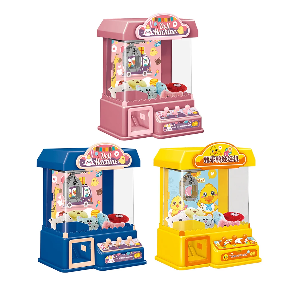 Doll Claw Machine Electronic Arcade Game Indoor Toy Large Claw Catch Toy Gifts for Girls and Boys for Kids 6 Years Old and Up