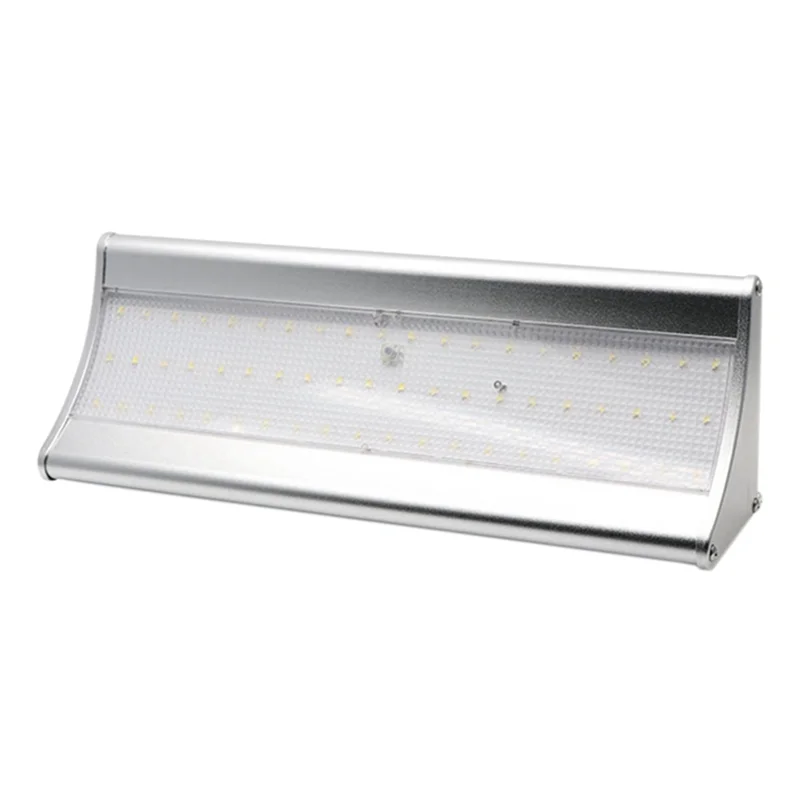 Luz de parede solar à prova d'água para pátio externo LED luz com sensor corporal iluminação de jardim luz de parede 60 luz