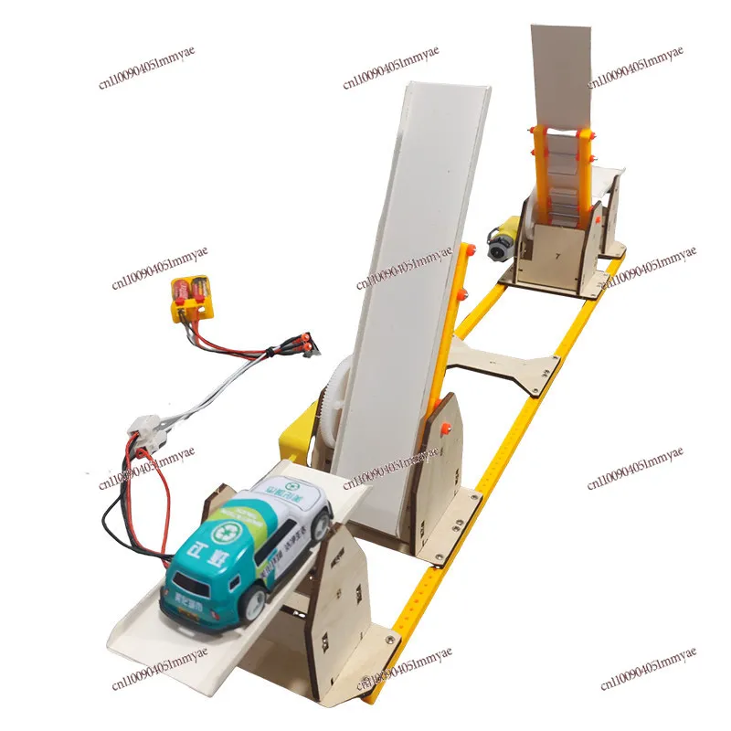 Electric Opening and Closing Lift Bridge Accessories, Adolescent Scientific Experiment Parent-child Handmade Technology Small