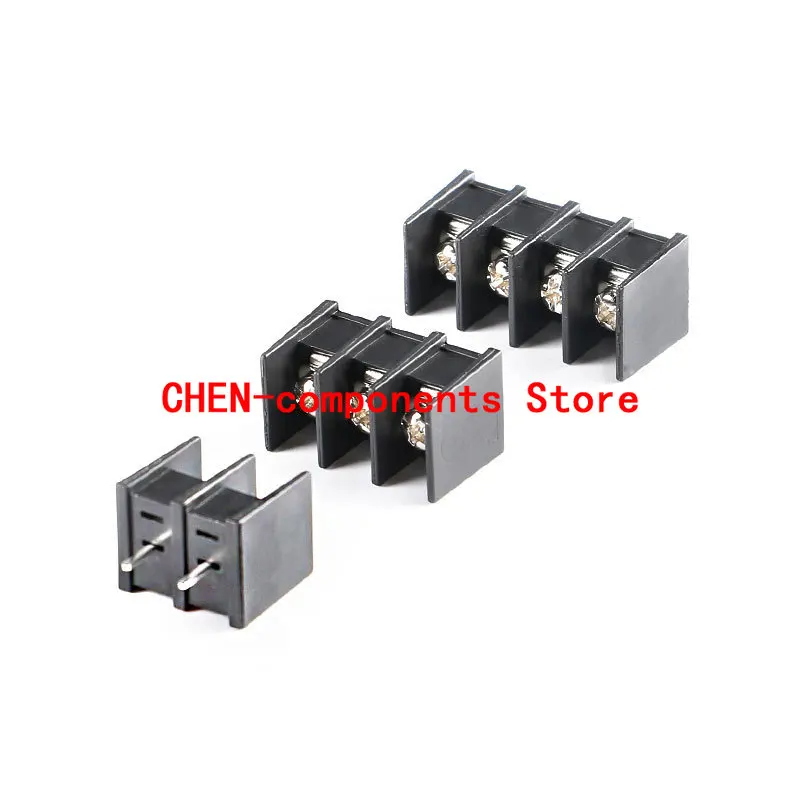 5pcs/lot KF25C-7.62-2P/3P/4P in-line 7.62mm pitch fence type terminal middle pin Plug