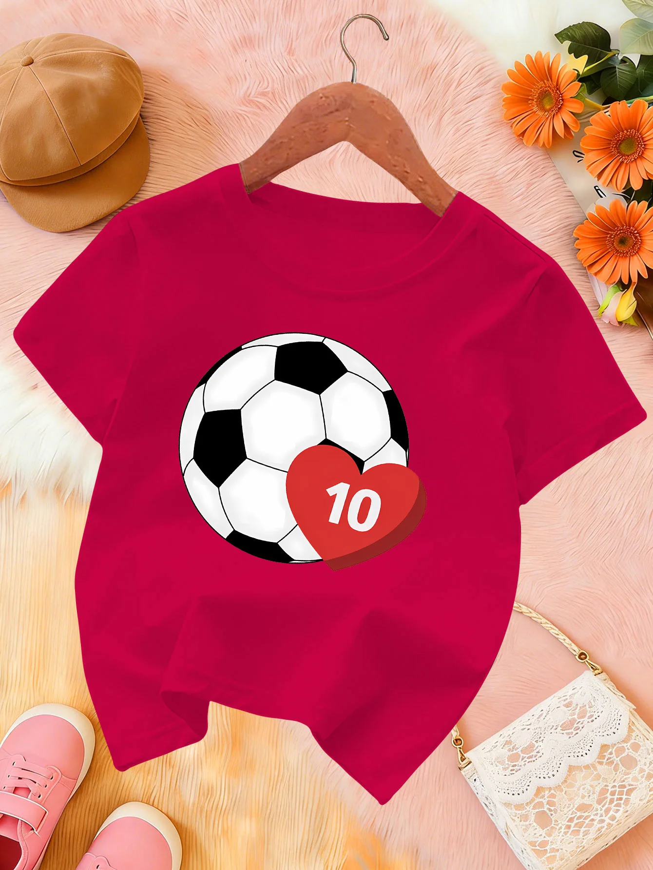 Vintage Faded Number 115 Sports Pattern Print T Shirt Boys Girls Short Sleeve Cotton Family Matching Toddler Daily Casual Tops