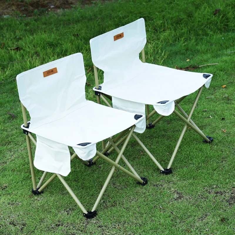 Folding chair outdoor portable camping chair fishing folding stool leisure sketch chair backrest camping wholesale