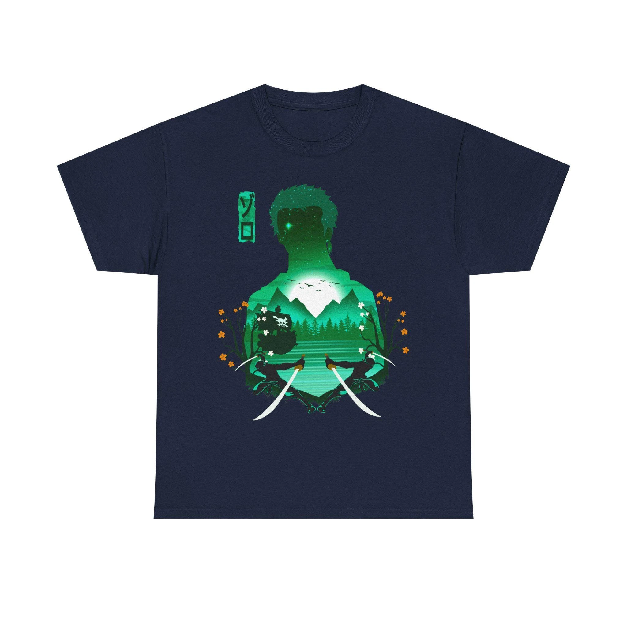 Zoro Haki Straw Hat Shirt, Swordsman Roronoa Zoro Enma Sword One Piece Gear Anime Shirt, Mugiwara, Mihawk, Pirate King Manga Tee
