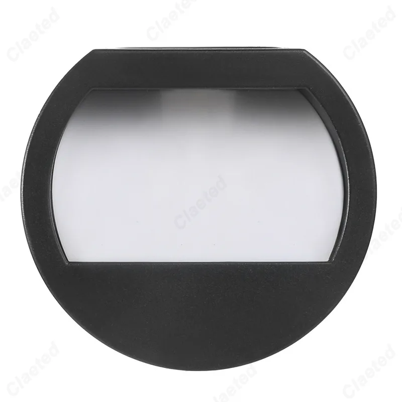 NewLED Solar Powered Step Wall Lamp Outdoor Waterproof Courtyard Garden Staircase Railing Decoration Atmosphere Lighting Fixture