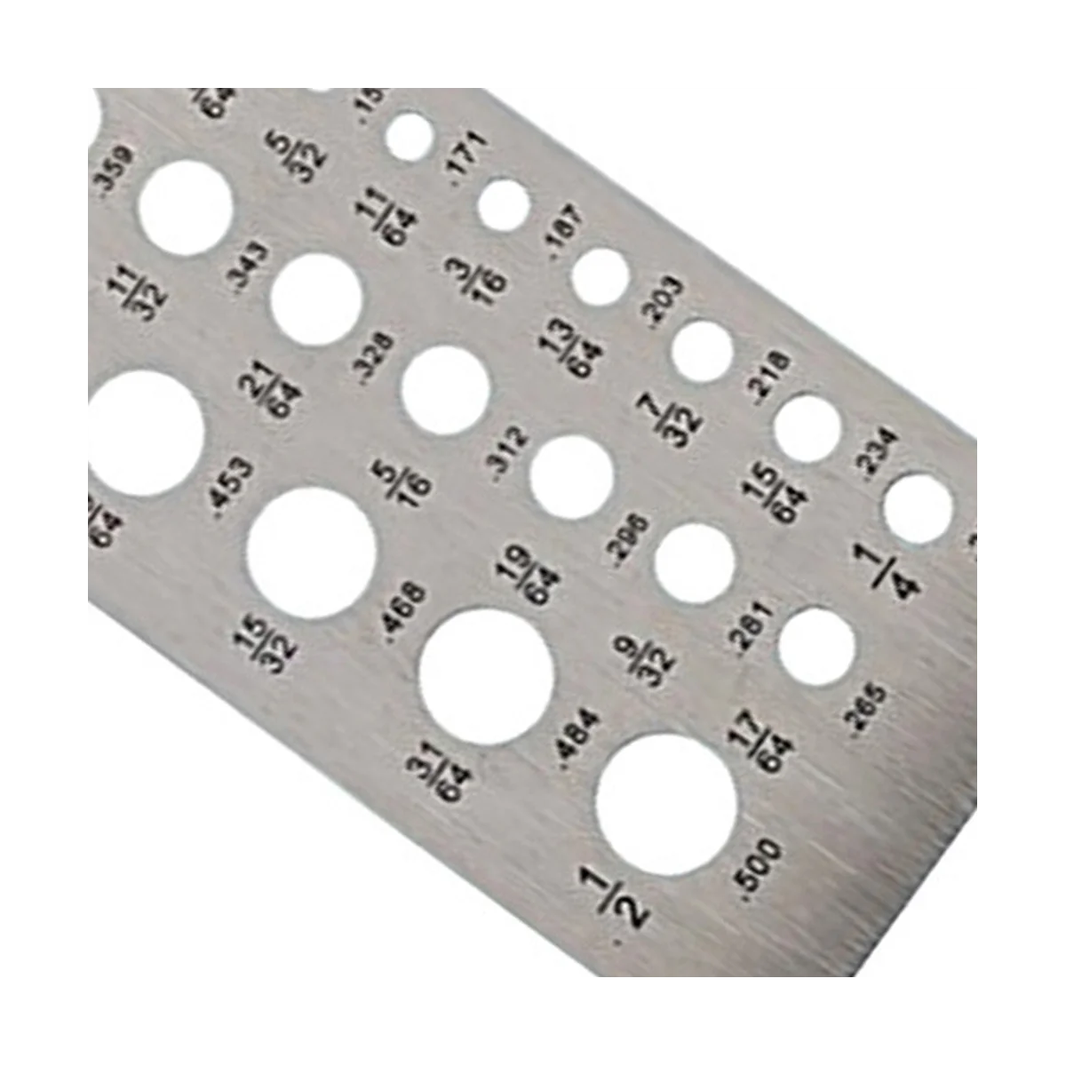 Jauge de diamètre en acier inoxydable, jauge de diamètre, mesure de l'épaisseur du fil, testeur de règle, perceuse bricolage, outil de jauge de mesure