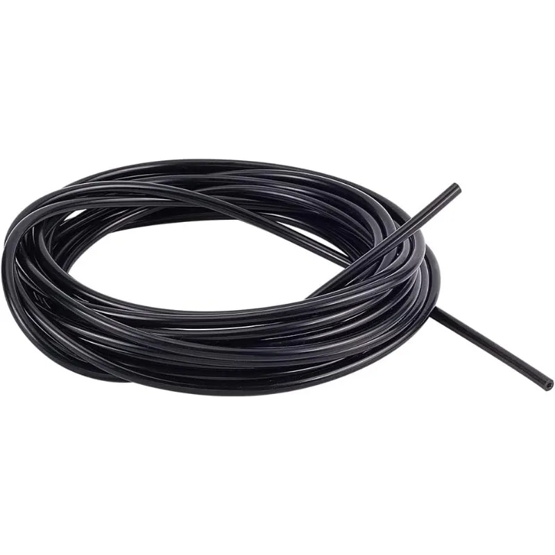 16.4 Feet Black Vacuum Hose ID 5/64inch(2mm) High Temperature Silicone Vacuum Tubing Hose 5/32inch(4mm) Vacuum Tube Vacuum Line