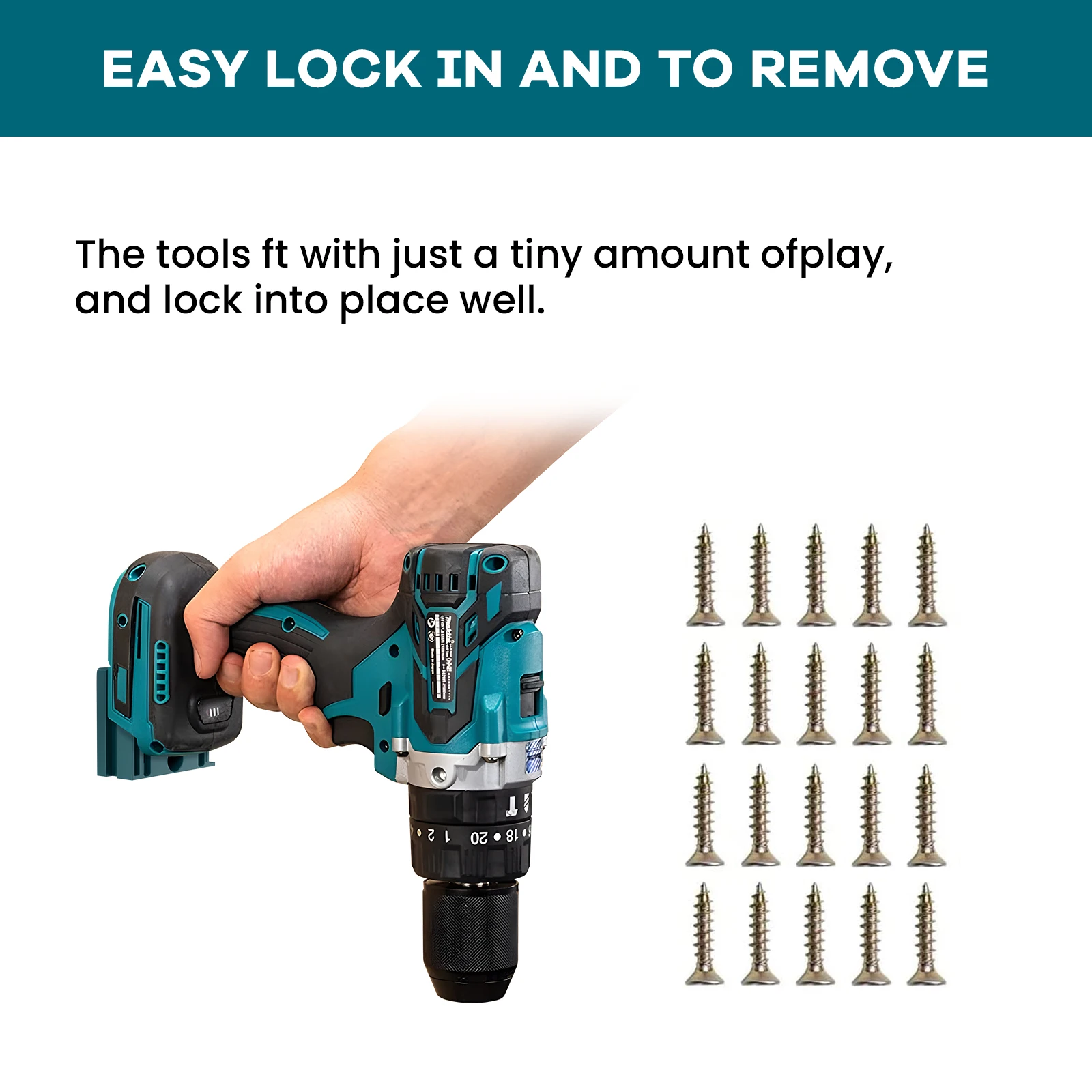 For Milwaukee /Dewalt/Bosch  Tools Mount Battery Accessories Battery Tools Fix Holder