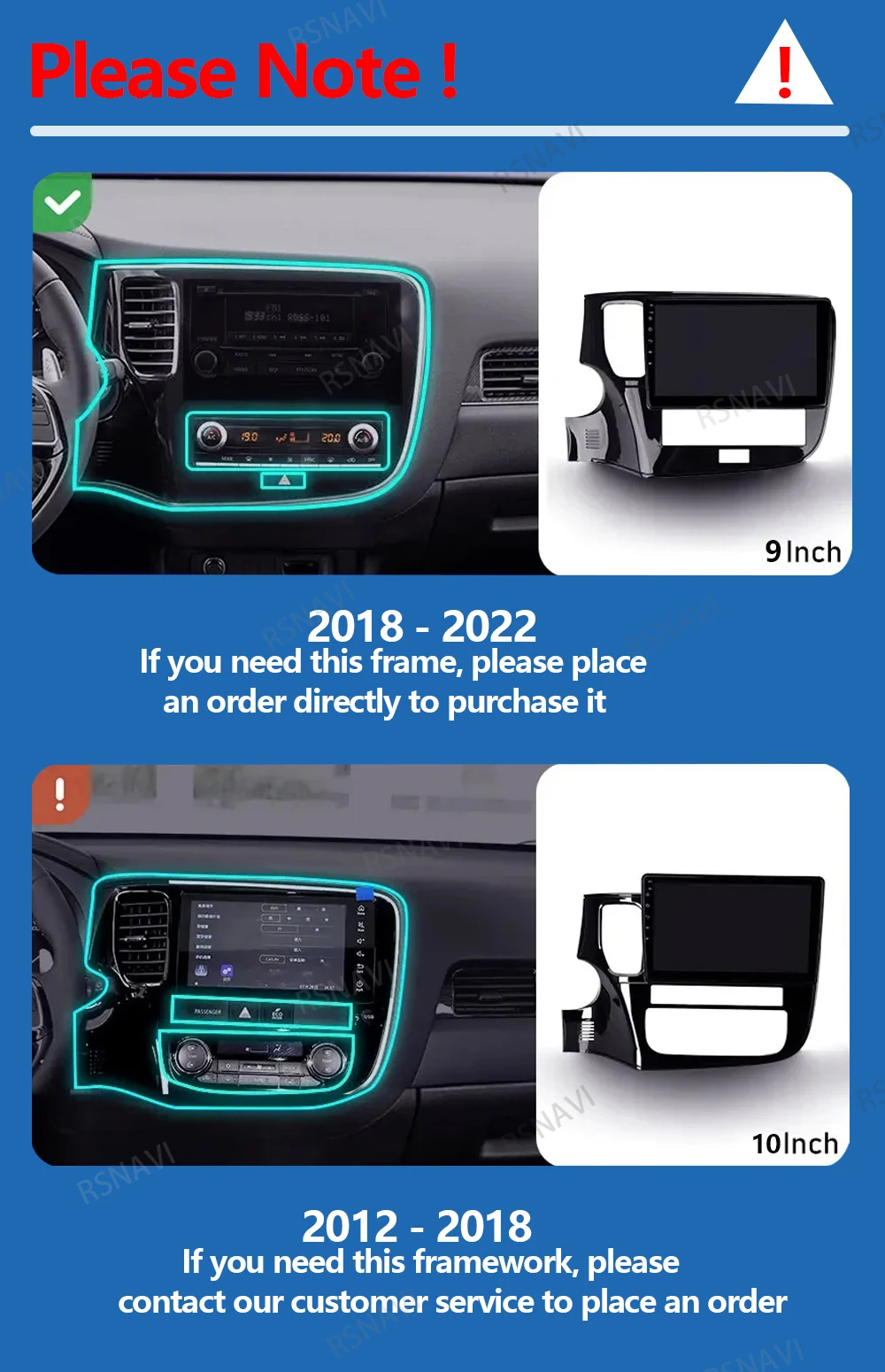 Android 16 Carplay Car Radio For Mitsubishi Outlander 3 III GF0W GG0W 2018 - 2022 Multimedia Video Player Navigation GPS Stereo