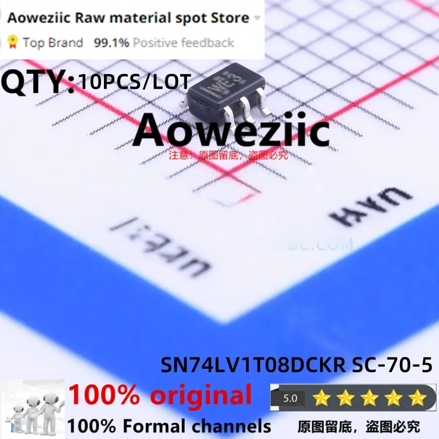 

Aoweziic 2024+ 100% New Imported Original SN74LV1T08DCKR AE3 SC-70-5