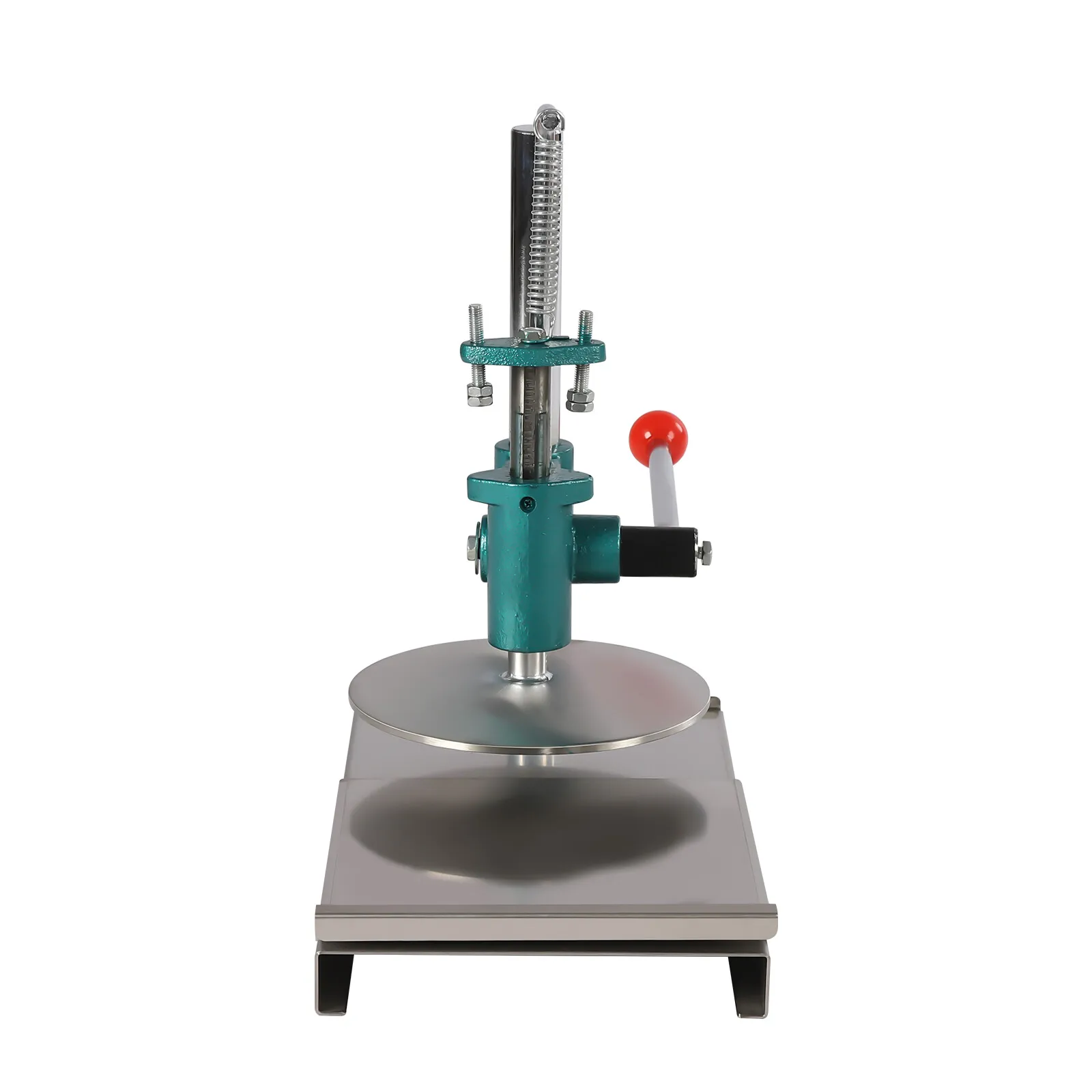 Mesin Pembuat Adonan Pizza 20cm/7.9in, Alat Pres Pizza Manual, Bahan Stainless Steel
