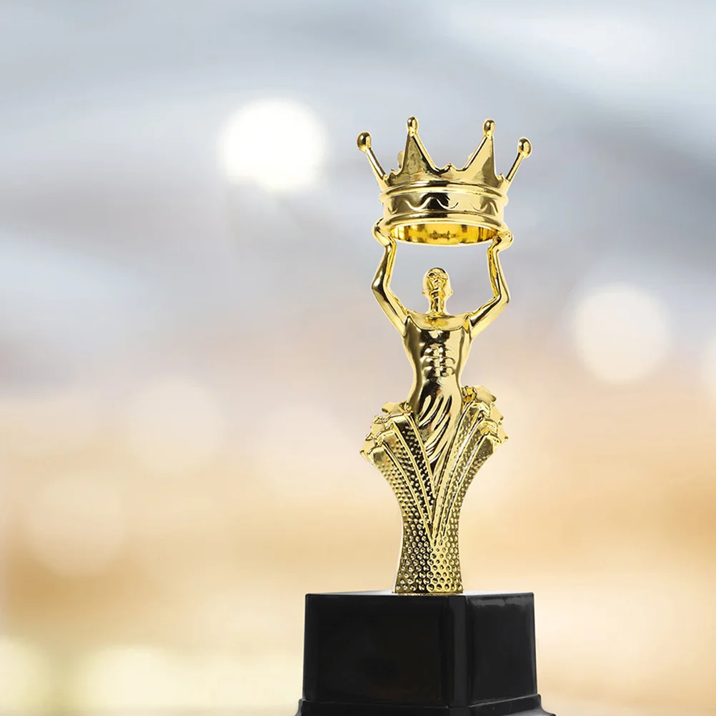 

Crown For Small Plastic Award Classroom Party Prize Trophy Compact Sports Trophy Decor Supplies