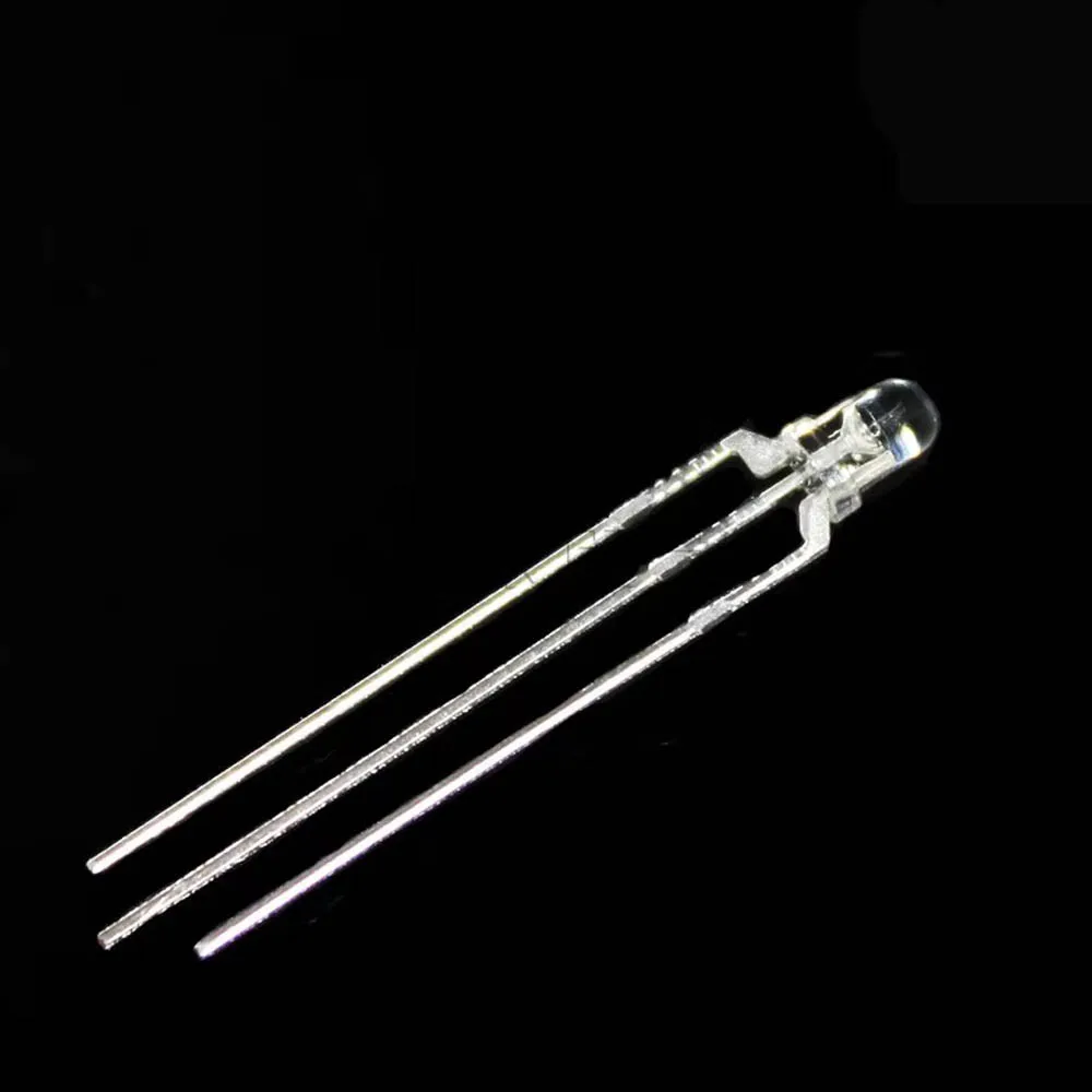 30 sztuk 2mm diody LED podwójny kolor czerwony i zielony przezroczysty obiektyw wspólna katoda i wspólna anoda okrągła dwukolorowa lampa emitująca światło DIY — zdjęcie 4