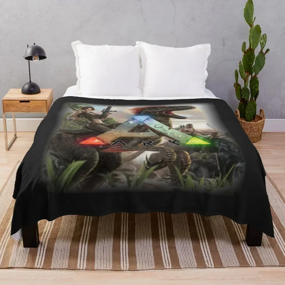 

ark survival,game Throw Blanket Vintage Single Luxury Designer for babies Blankets