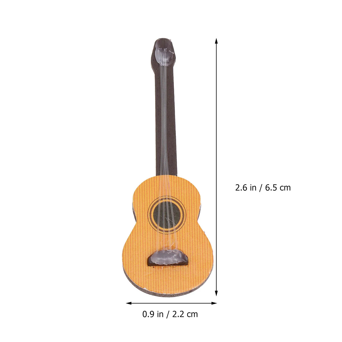 Miniature Accessories House Figurine Tabletop Toys Wooden Ornemant Guitar Model Dolls Wallpaper