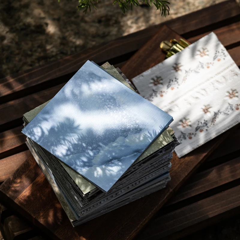 6 bungkus/LOT Seri memo pad kertas segar dekoratif dengan tekstur lembut