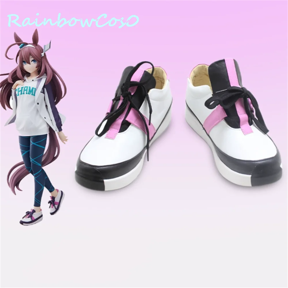 

Umamusume Pretty Derby Mihono Bourbon Cosplay Shoes Boots Game Anime Carnival Party Halloween Chritmas W3059