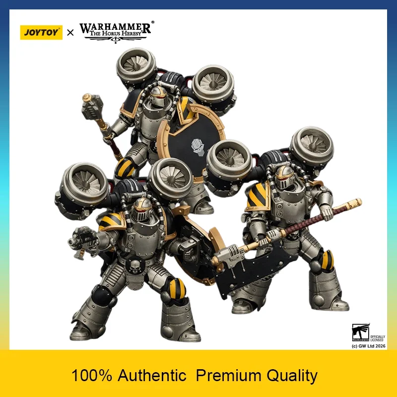

Pre-order JOYTOY Warhammer 30K Iron Warriors MkII Assault Legionaries 3-Pack 1/18 Scale JT04483 Sci-Fi Articulated Action Figure