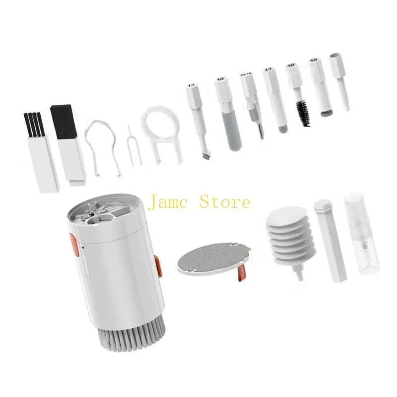 LX0B 21 in 1 Earphones Clean Pen Brush Earbuds Phones Cleaner Tool Keycap Puller