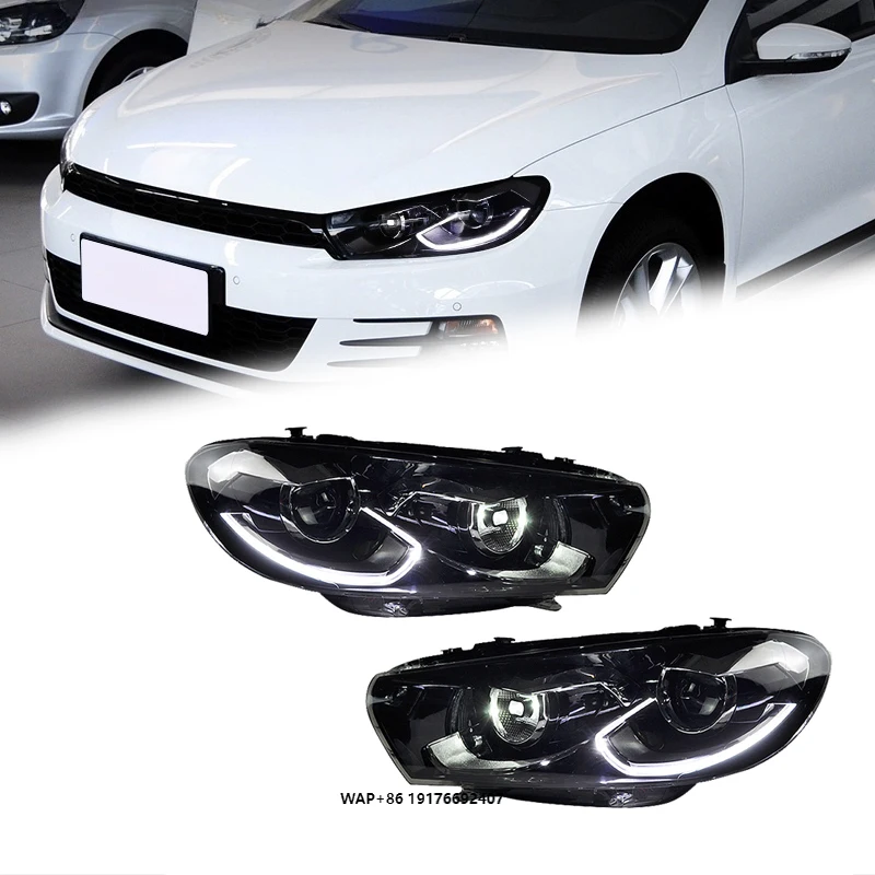 

FT Car Lights forVW Scirocco Headlights 2009-2017 High Style LED Projetor Headlamp Daytime Running Light Automotive Accessories
