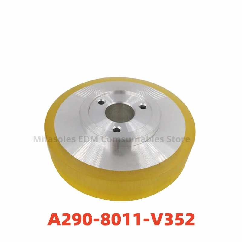 1PCS A290-8011-V352 Tension Urethane F409W Upper Roller for Fanuc O.P.Q.R.W series EDM Wire Cutting Machine