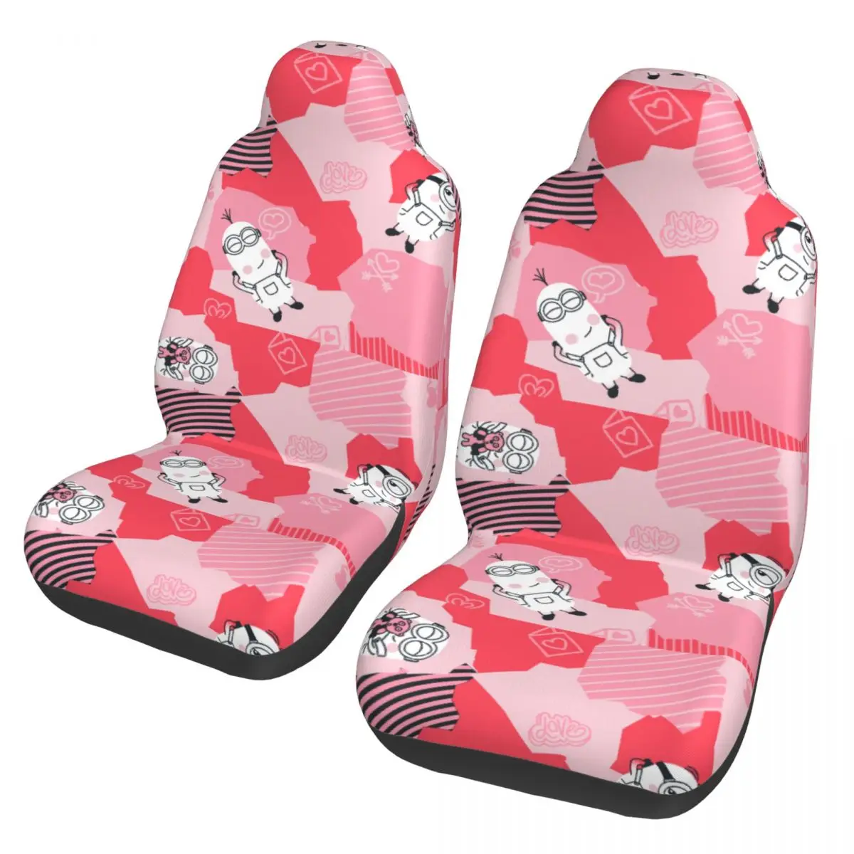 

M-Miniones Cartoon Universal Car Seat Cover Auto Interior AUTOYOUTH Car Seat Protector Fiber Hunting