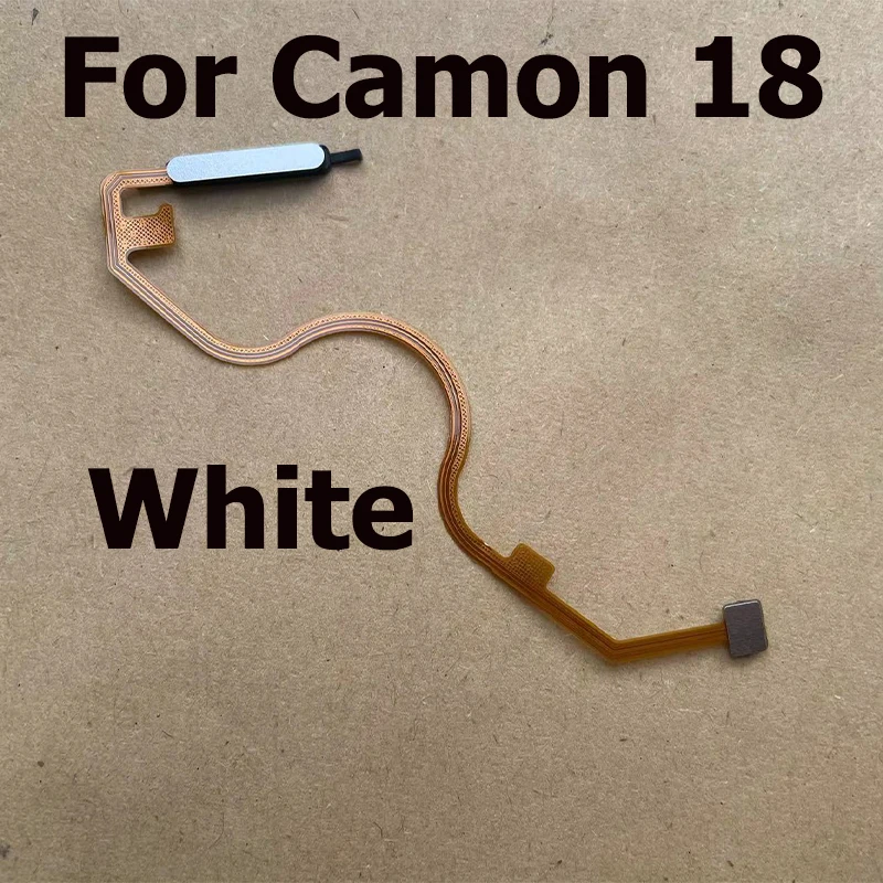 New Home Button For Tecno Camon 18 Fingerprint Sensor Menu Touch ID Scanner Ribbon Connector Flex Cable CH6 CH6n