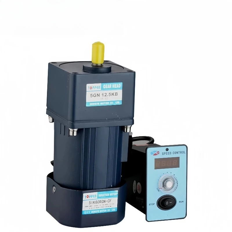 Micro AC Gear Motor with Low Noise 60W 90W 120W Single-Phase Speed Controller and Brake