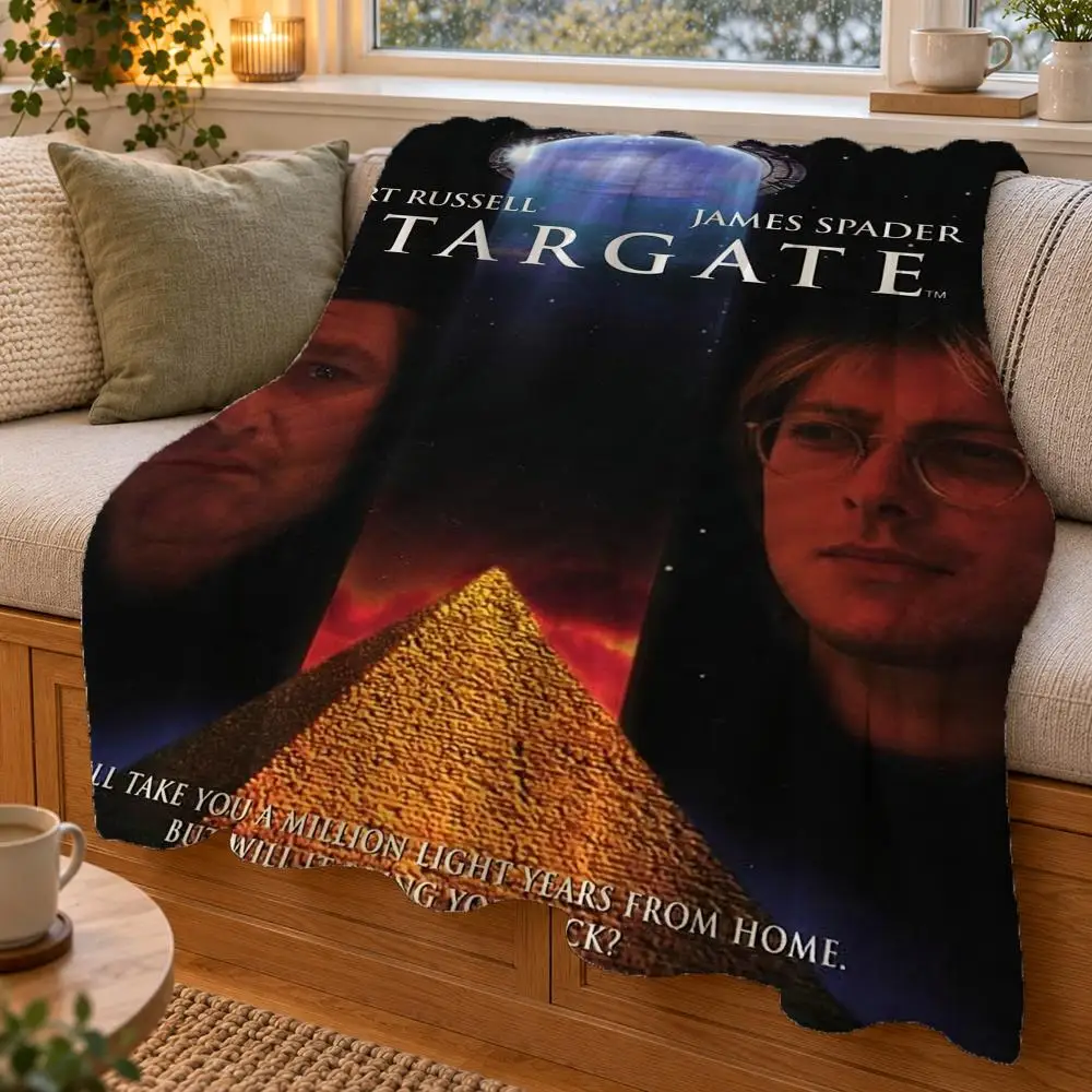 Stargate SG Throw Double Sided Flannel Throw Blanket Soft Warm Washable Home Decor