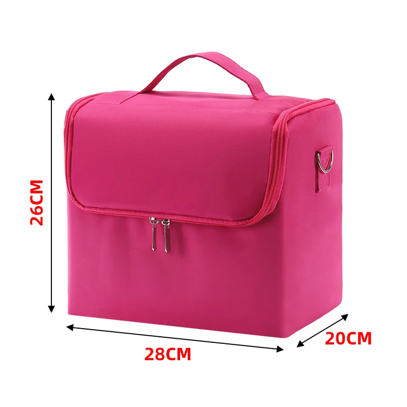 Large Large-capacity Multi-layer Professional Makeup Bag Handheld Nail Art Embroidery Makeup Tool Box