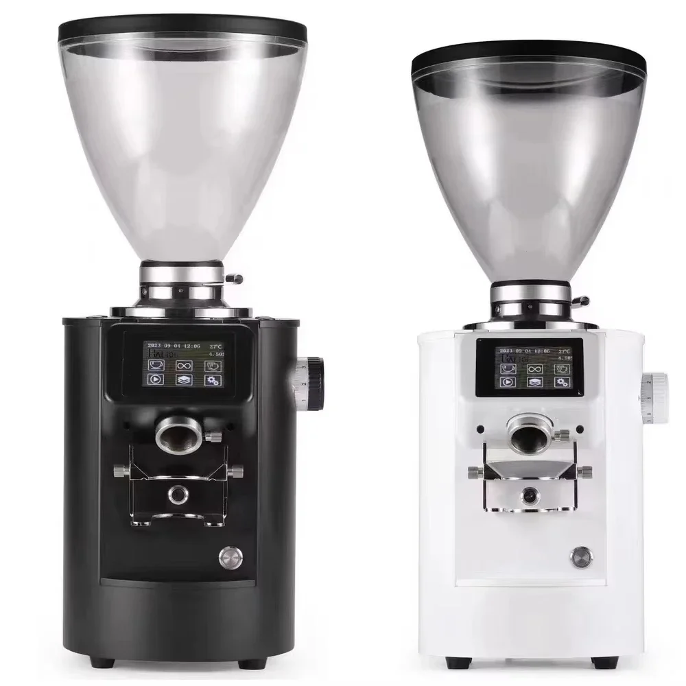 Professional 83mm titanium flat burr commercial electric coffee grinder digital control coffee bean grinders for espresso