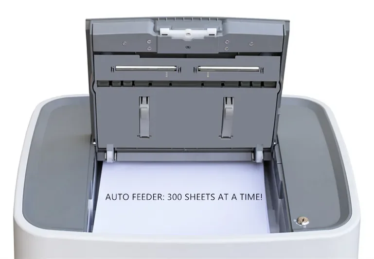 E40L412 Medium Cross Cut Shredder, Electric Paper CD Shredding Machine for Daily Office Use