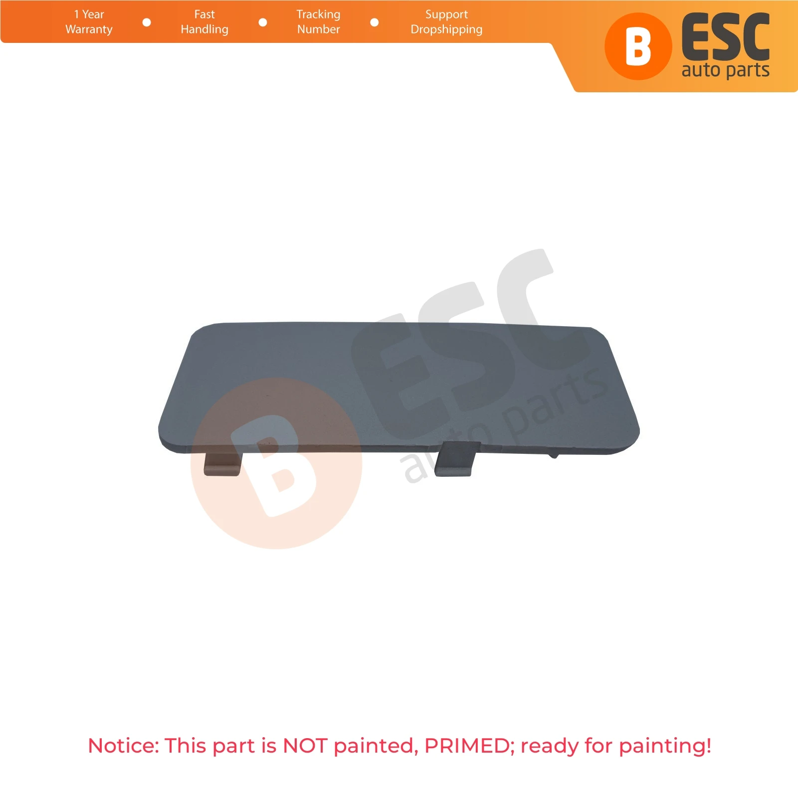 ESC Auto Parts ESP698 Front Bumper Tow Bar Eye Cover YS6117A989 for Ford Fiesta 99-02 Fast Shipment Ship From Turkey