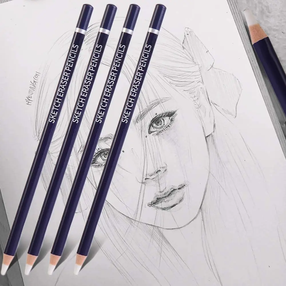 Manga Art Supply Home for Artist Painting Beginners Sketch Pencils Artist Eraser Pencils Eraser Pencils Pen Shape Erasers