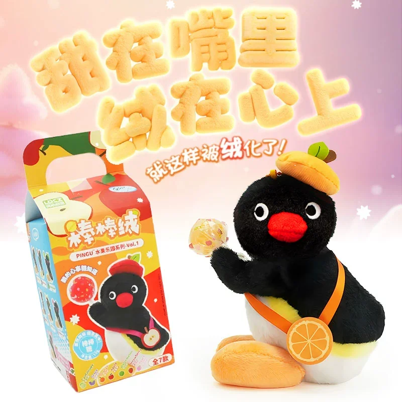 

Genuine Pingu Blind Box Penguin Fruit Paradise Series Plush Doll Figure Backpack Pendant Doll Trend Toy Children'S Birthday Gift