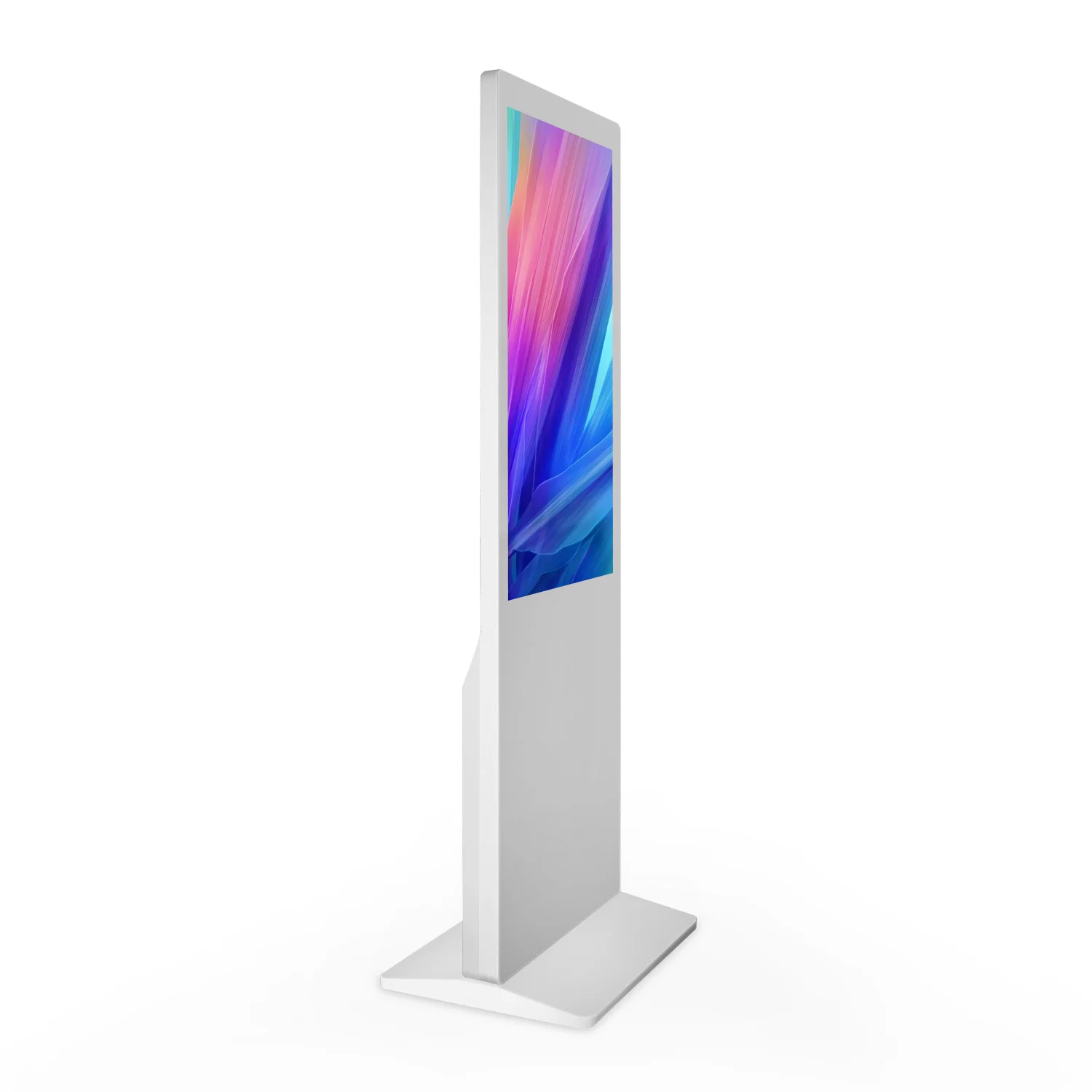 

55" 4K Android LCD Digital Signage Kiosk Floor Standing Indoor Totem Display for 350 Nits High Brightness Shopping Mall