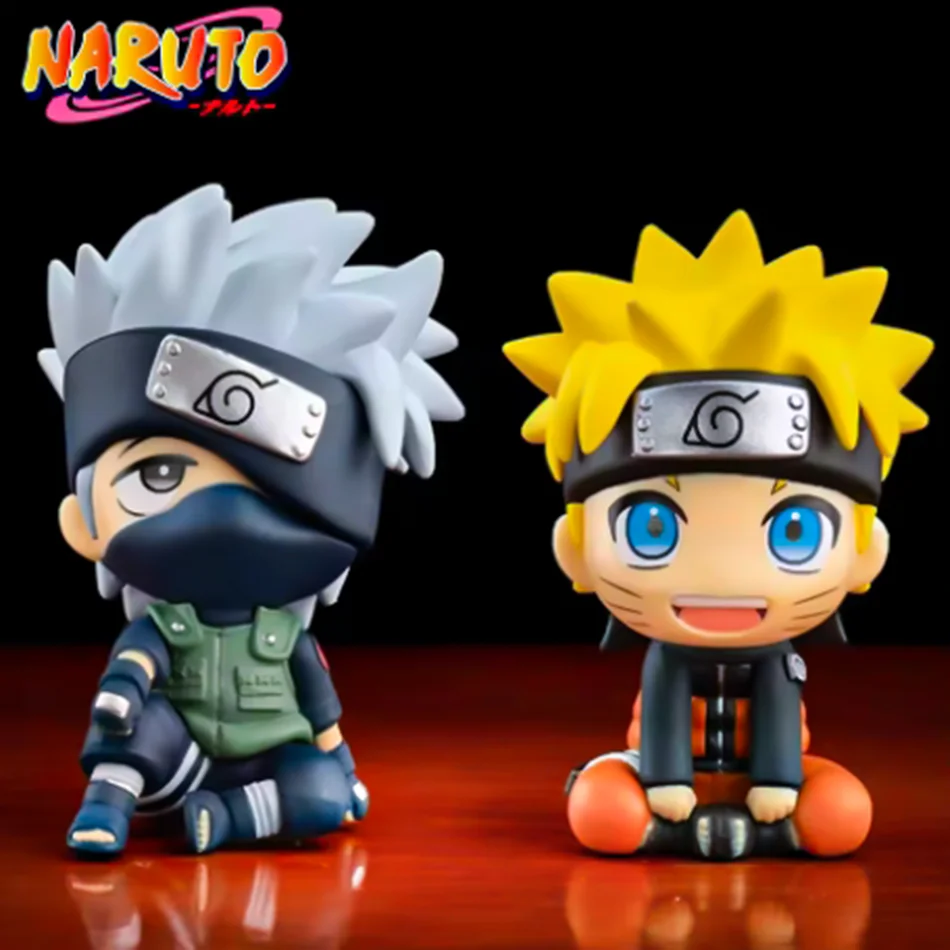 Quente 10cm naruto anime figura uzumaki naruto kakashi uchiha sasuke itachi brinquedos bonitos q figuras de ação estatueta modelo brinquedo presente do miúdo