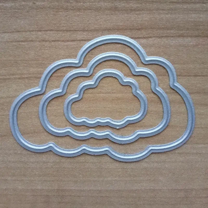 3 Clouds Metal Die Cuts  Cutting Dies Scrapbooking Embossing Stencils Folder  Paper Card