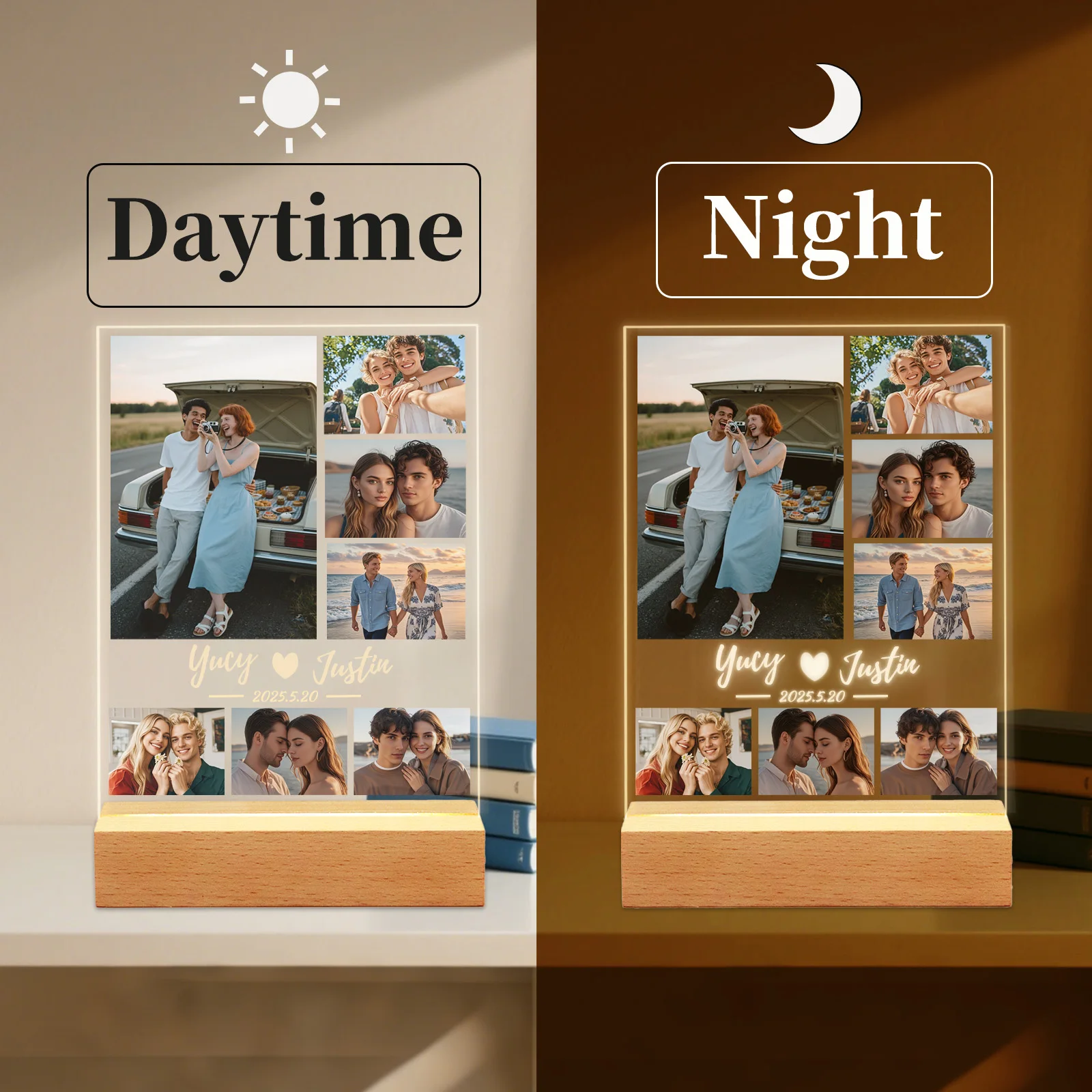 Personalised Acrylic Photo Pla - Photo Acrylic Block 评论和价格