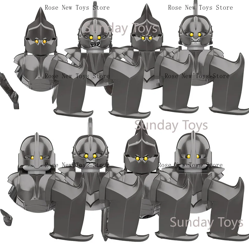 

Medieval Fantasy Films Figures Series Orc Legion Ringwraith Goblin Suits Small Particles Building Blocks Model Kids Toys Gifts