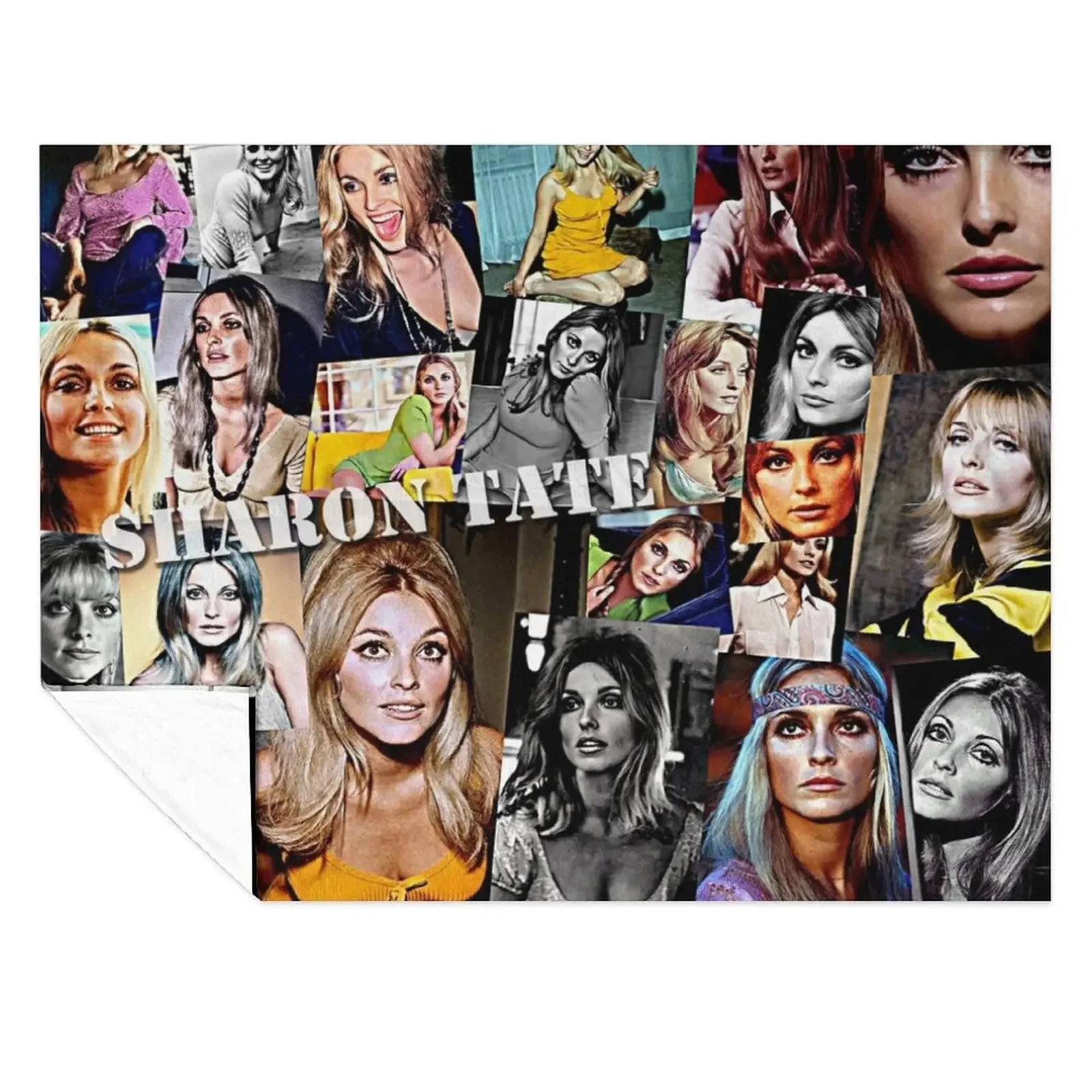 

sharon tate Throw Blanket Single Shaggy cosplay anime warm for winter Blankets