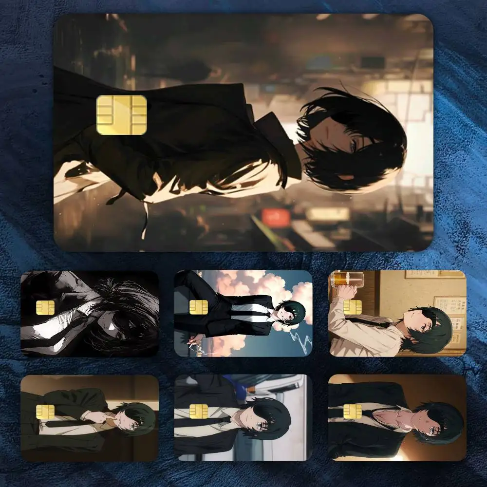 

Anime C-Chainsaw M-Man Himeno Manga Credit Card HD Stickers Easy to replace, change card style anytime as you like