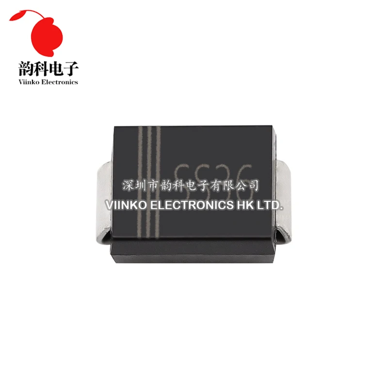 50pcs SMB Schottky Rectifier Diode SS24 SS26 SS34 SS36 SS310 SS315 SS320 SS52 SS54 SS56 SS510 SS520 DO-214AA