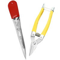 Professional Wicker Repair Tool Kit for Rattan Furniture Durable Metal Prying Tool Scissor Set for Precise Weaving Work