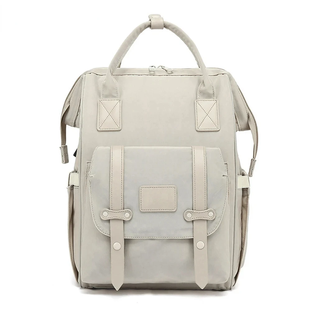Baby Nappy Bag Mummy Bag Backpack Waterproof  Handbag Outdoor Travel Mommy Maternity Bag  Baby Stuff 2 Layer Gray