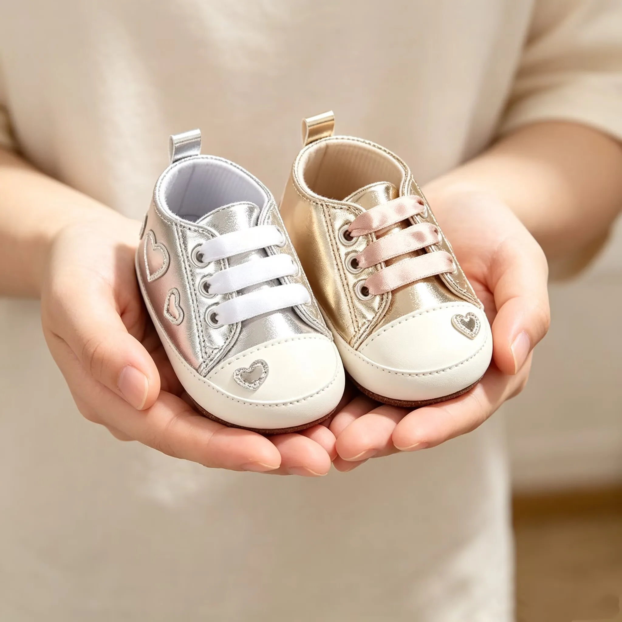 Spring and autumn fashion trend cloth shoes, comfortable soft soled baby walking shoes suitable for 0-18 months old