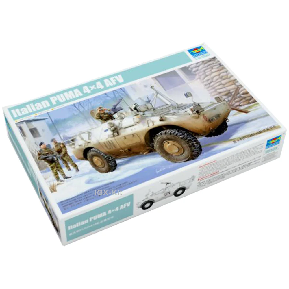 

Trumpeter 05525 1/35 итальянский 4x4 колесный бронированный боевой автомобиль Военная пластиковая игрушка подарок Сборная модель набор для строительства