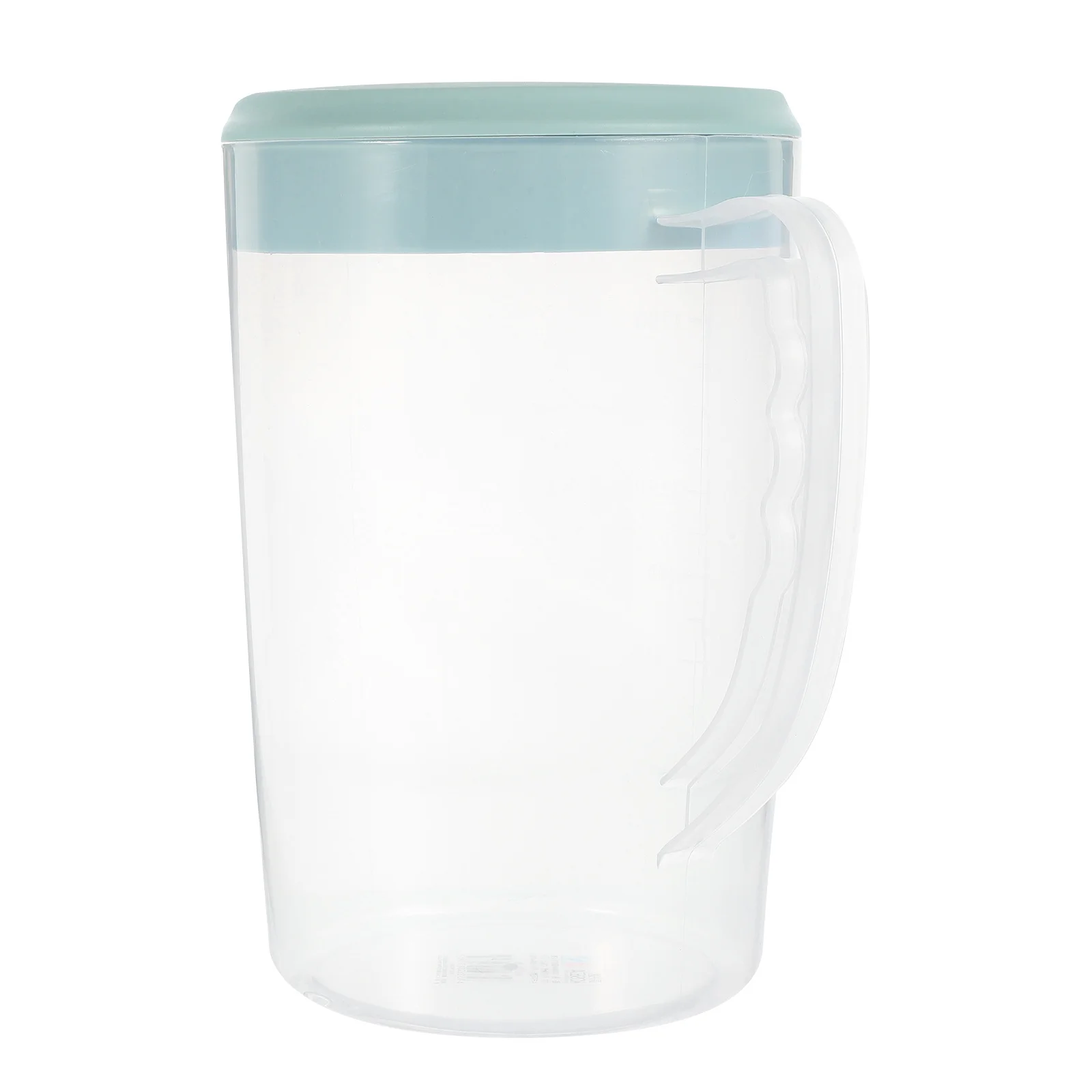 

2000Ml Cold Water Jug Food Safe Plastic Beverage Pitcher Heat Resistant Large Capacity For Juice Ice Tea Beer Milk Blue