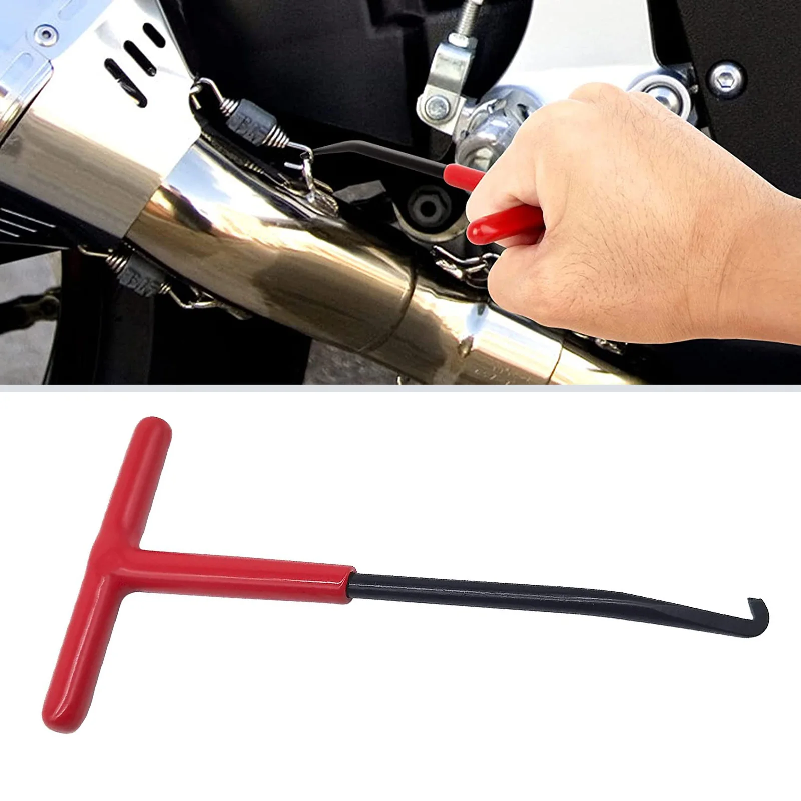 

Universal Motorbike Exhaust Pipe Tension Springs Motorcycle Spring Hook Puller Repair Tool For Exhaust Pipe Motor Accessories