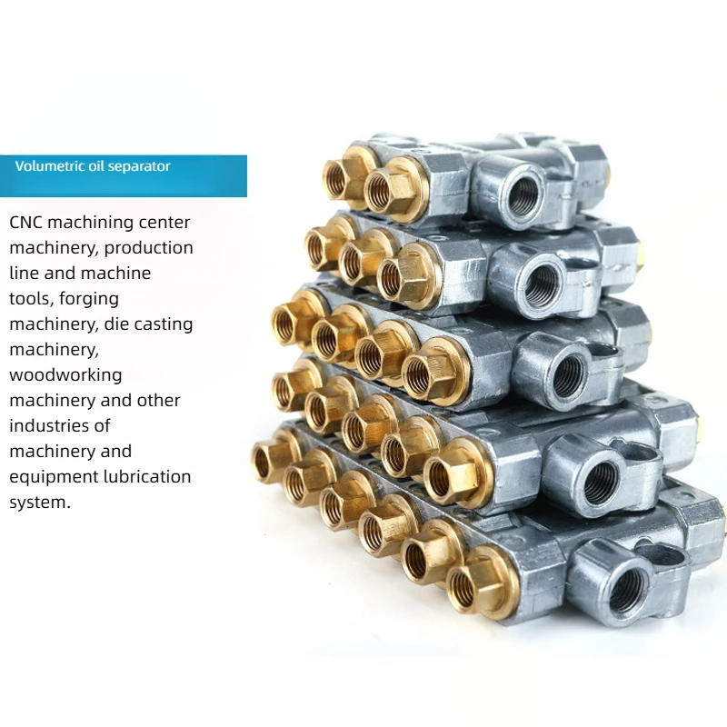 vetspruitstuk cnc geleidingsmeringsdispenser voor positieve verplaatsing verstelbare distributeur gecentraliseerd systeem