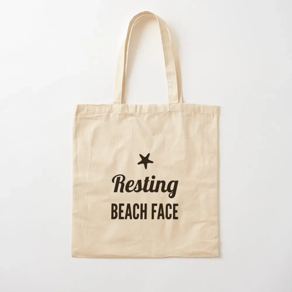 

Resting Beach Face Tote Bag Gift bag Canvas stote bag tote Eco